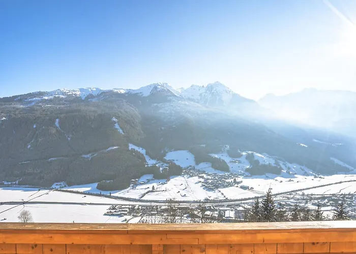Obenland Panorama Aussicht Kitzbuehler Alpen * 브람베르크 암 빌트코겔
